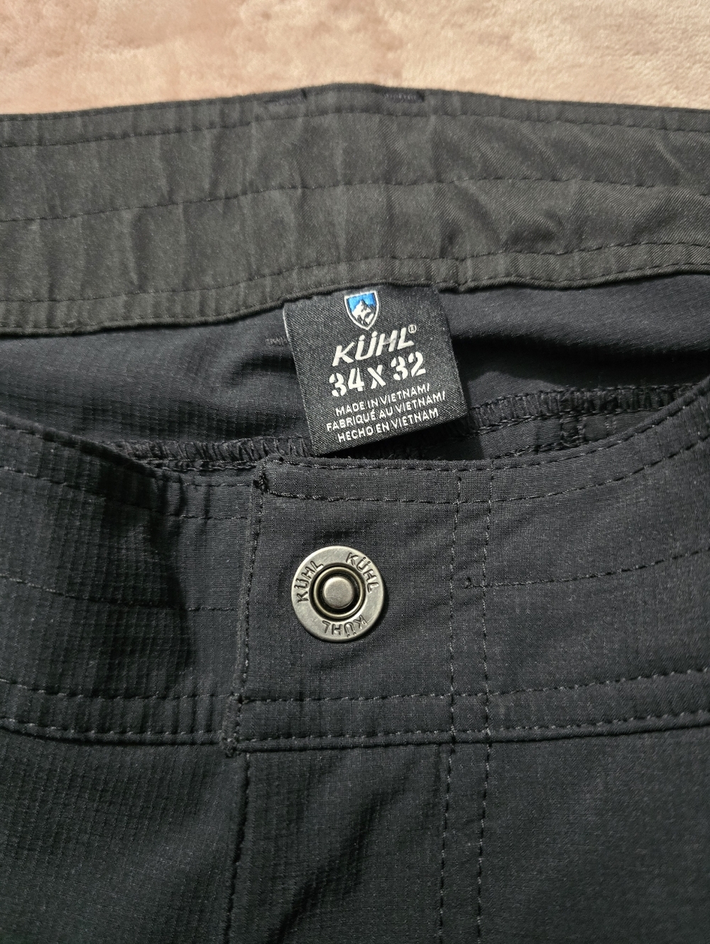 Kuhl Silencr Rogue Hiking Pants 34x32 Tapered Stretch Travel Dark Gray - Picture 3 of 7